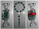 Copy of ONE DECADE PEACE PASTEL COLOR GLASS ROSARY IN CANDY BOX-1